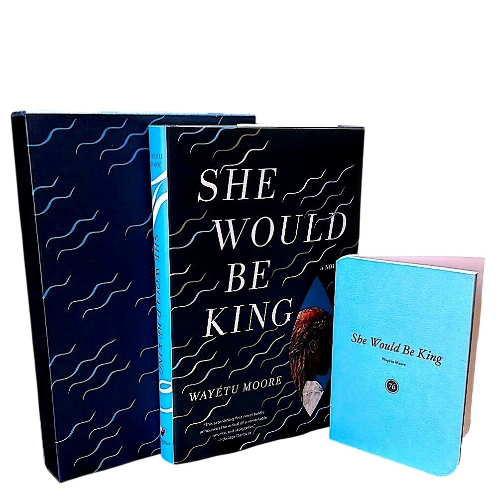 Signed First Edition She Would Be King Wayétu Moore‎ Hardcover/ DJ/ Slipcase